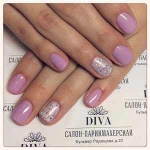 Покрытие гель лак (Shellac) + маникюр + дизайн 590 руб.