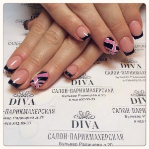 Коррекция наращ. ногтей+маникюр+дизайн 1000 руб.