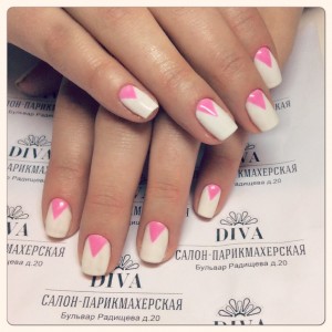 Покрытие гель лак (Shellac) + маникюр + дизайн 590 руб.