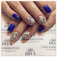 Покрытие гель лак (Shellac) + маникюр + дизайн 590 руб.