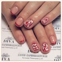 Покрытие гель лак (Shellac) + маникюр + дизайн 590 руб.