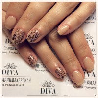 Покрытие гель лак (Shellac) + маникюр + дизайн 590 руб.