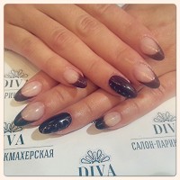 Наращивание ногтей+маникюр+дизайн-1200 руб