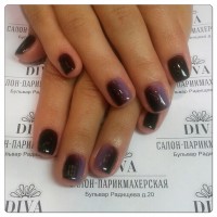 Покрытие гель лак (Shellac) + маникюр + дизайн 590 руб.