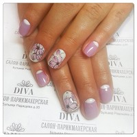 Покрытие гель лак (Shellac) + маникюр + дизайн 590 руб.