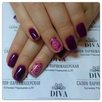 Покрытие гель лак (Shellac) + маникюр + дизайн 590 руб.