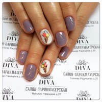 Покрытие гель лак (Shellac) + маникюр + дизайн 590 руб.