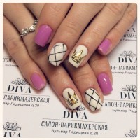 Покрытие гель лак (Shellac) + маникюр + дизайн 590 руб.